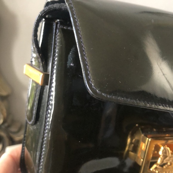 CELINE Authentic Vintage 1970s Horse Carriage Box Bag - Picture 12 of 14